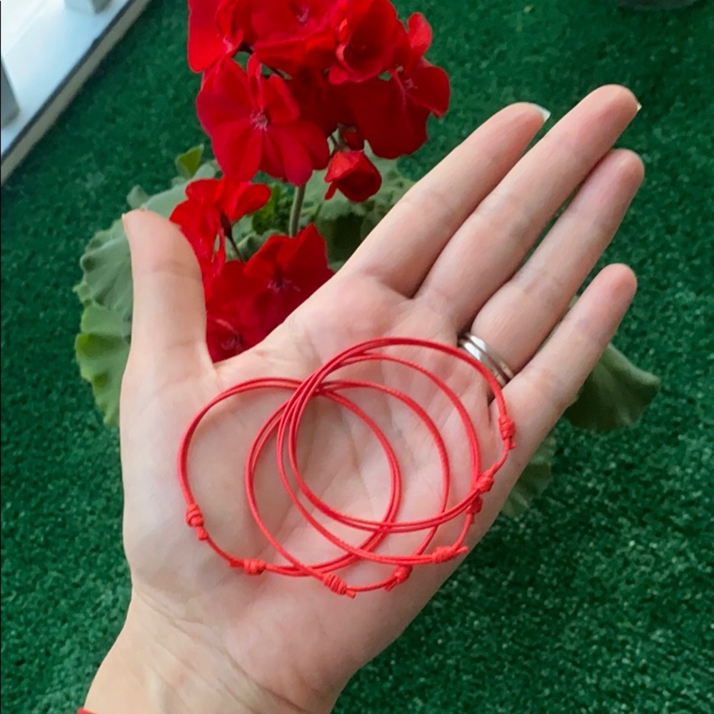 4 Kabbalah bracelets Handmade